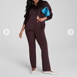 SPANX Truffle Brown SPANXshape™
Scuba Micro Flare Legging Petite M NWT